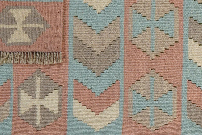 Kelim Gashgai · Handgewebt – Bunt, 200x54 cm