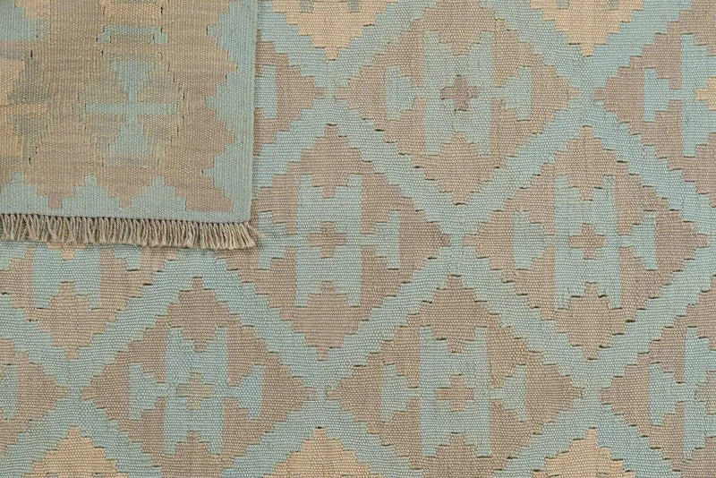 Kelim Gashgai · Handgewebt – Grün, 170x127 cm