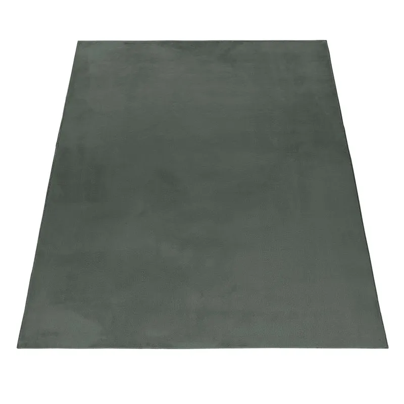 Carpettex Rabbit Hochflor Teppich Kunstfell Einfarbig Flauschig Weich