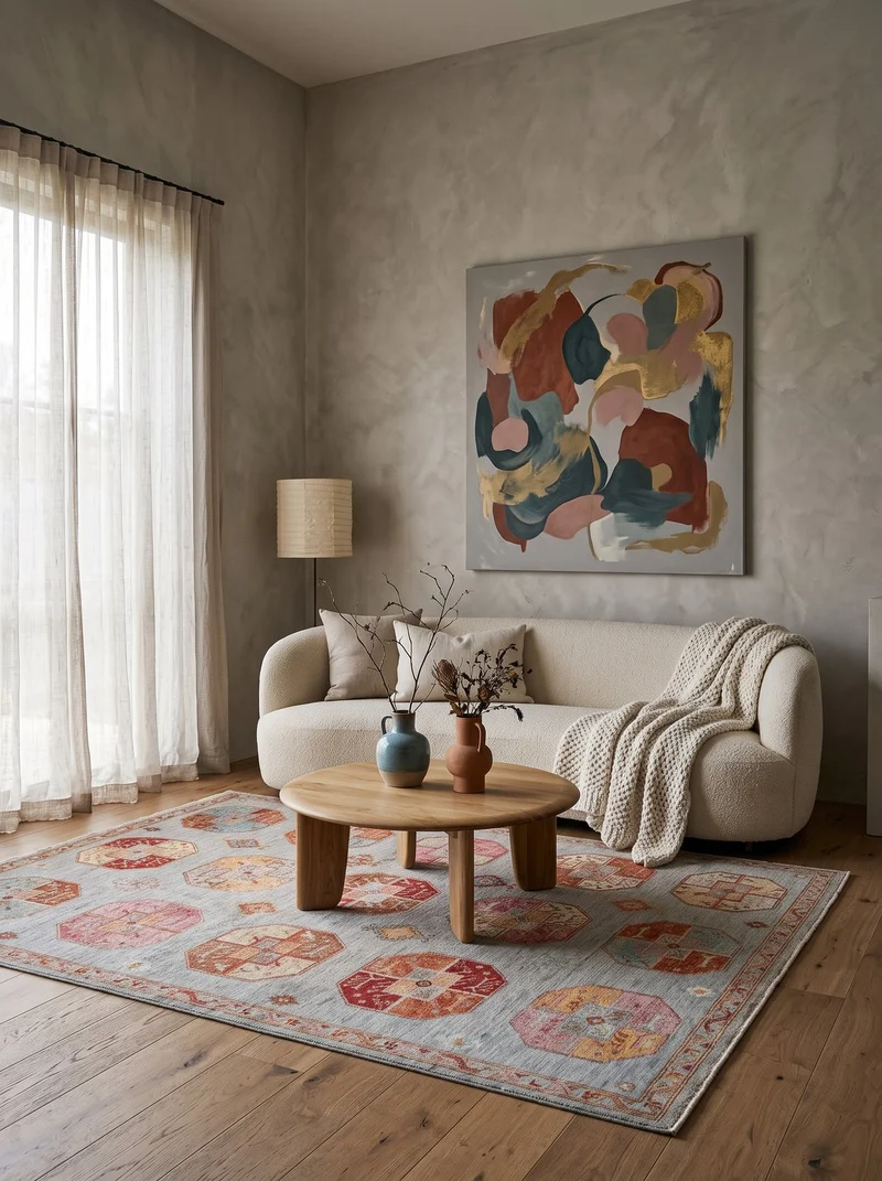 Ariana · Handgeknüpft – Grau, 246x170 cm