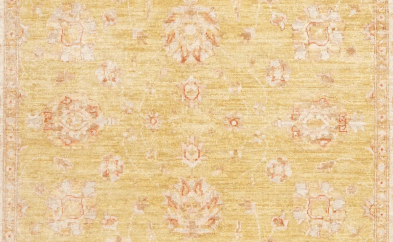 Kaizar · Handgeknüpft – Gelb, 194x150 cm