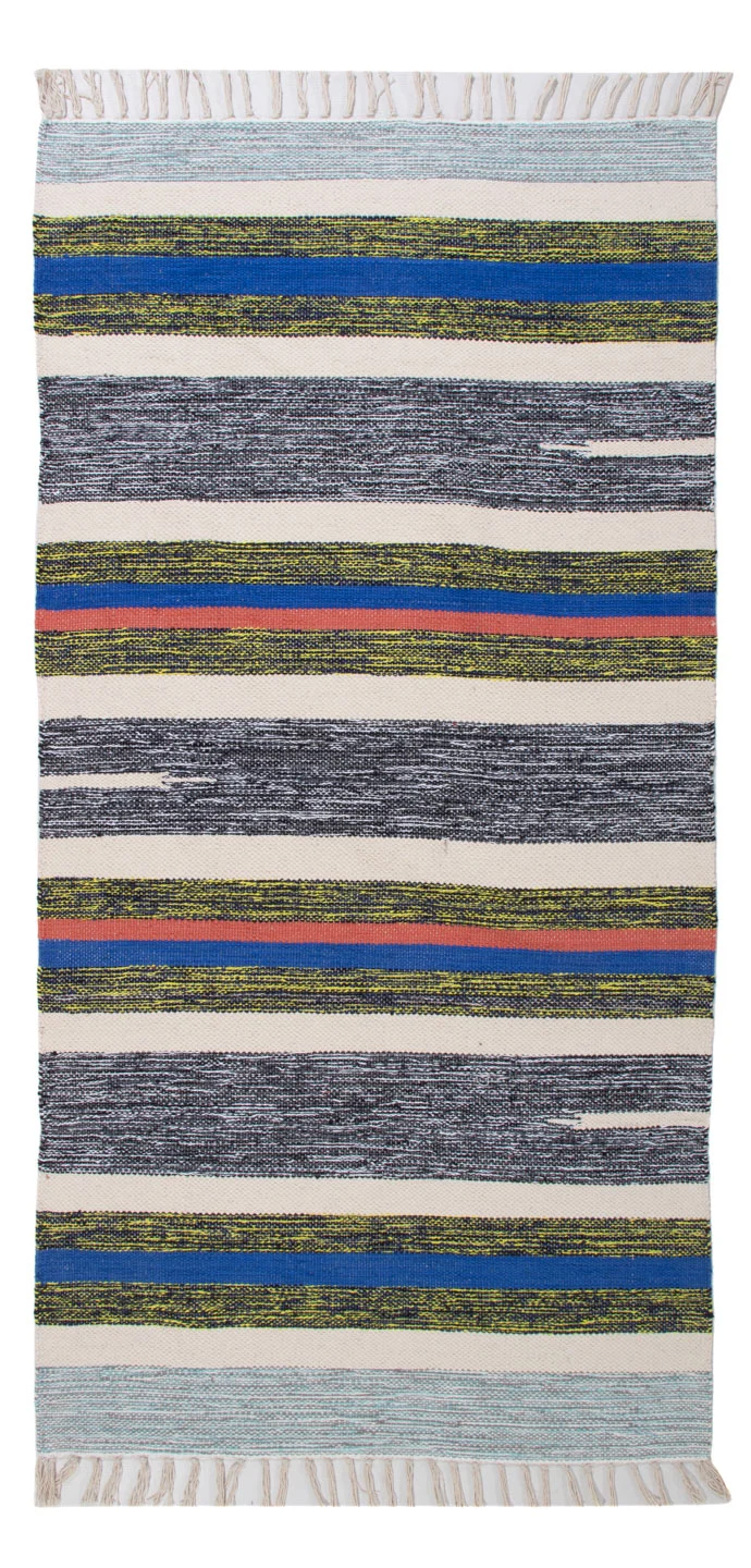 Kelim Modern Teppich 70x150cm - mehrfarbig