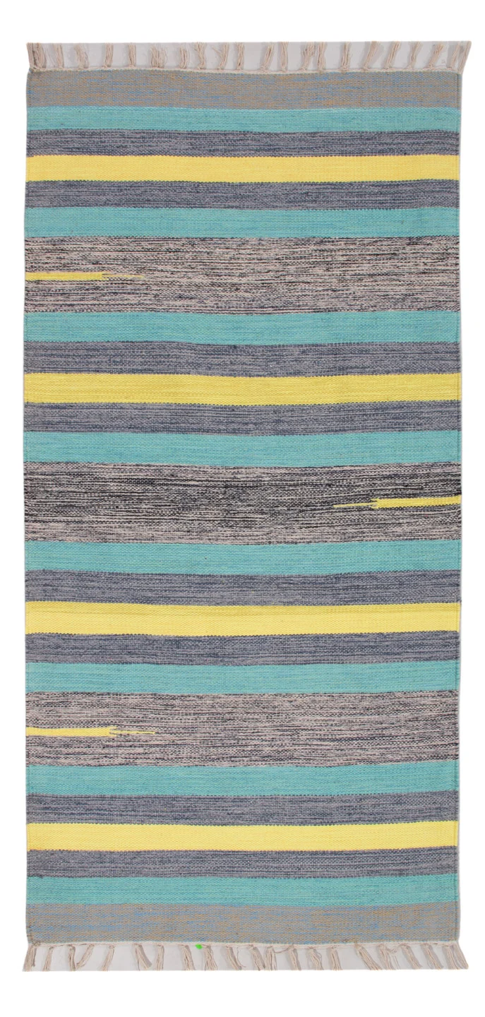 Kelim Modern Teppich 70x150cm - mehrfarbig