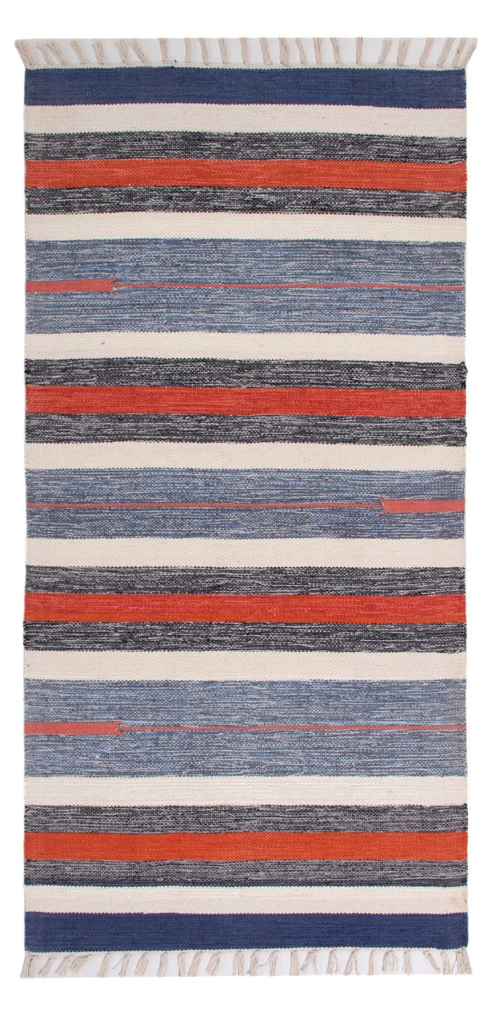 Kelim Modern Teppich 70x150cm - mehrfarbig