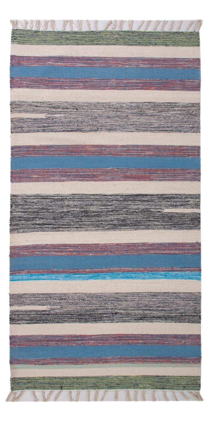 Kelim Modern Teppich 70x150cm - mehrfarbig