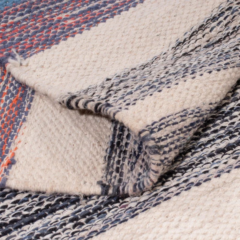 Kelim Modern Teppich 70x150cm - mehrfarbig
