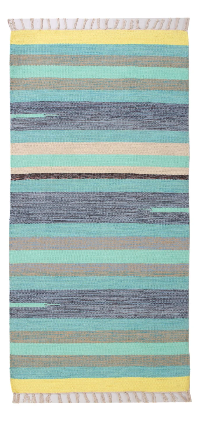Kelim Modern Teppich 70x150cm - mehrfarbig
