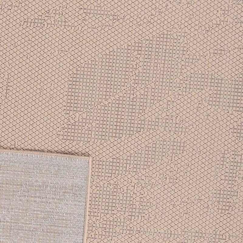 Teppiche In- und Outdoor Flachgewebe Terrassen Natur Look In Grau & Beige