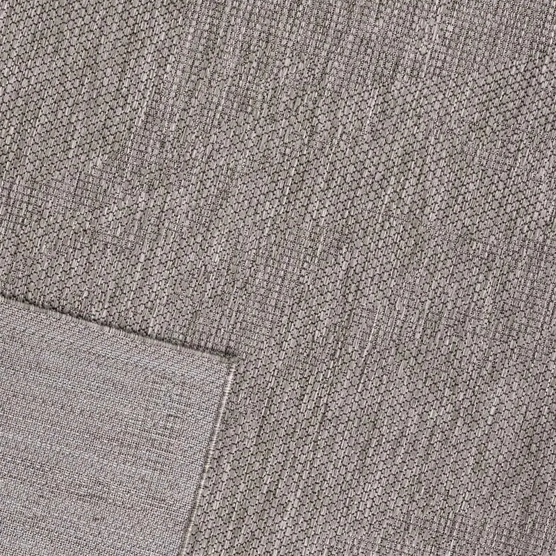 Teppiche In- und Outdoor Flachgewebe Terrassen Natur Look In Grau & Beige