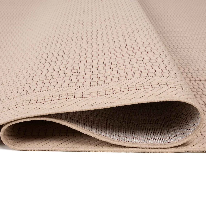 In- und Outdoor Teppiche Flachgewebe Terrassen Natur Look In Grau & Beige