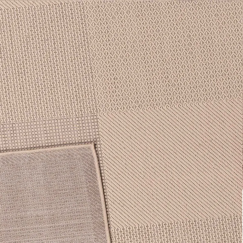 Robuster In- und Outdoor Flachgewebe Terrassen Teppich Natur Look In Beige