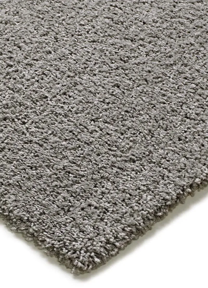 Alfombra shaggy a medida Catay Liso Gris