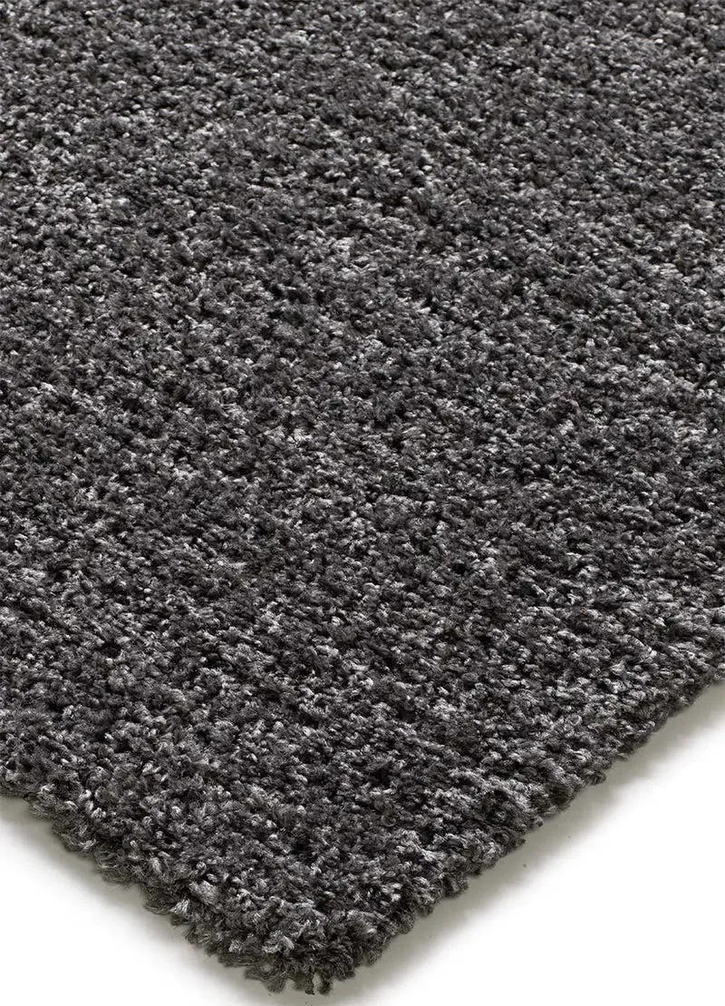 Alfombra shaggy a medida Catay Liso Antracita