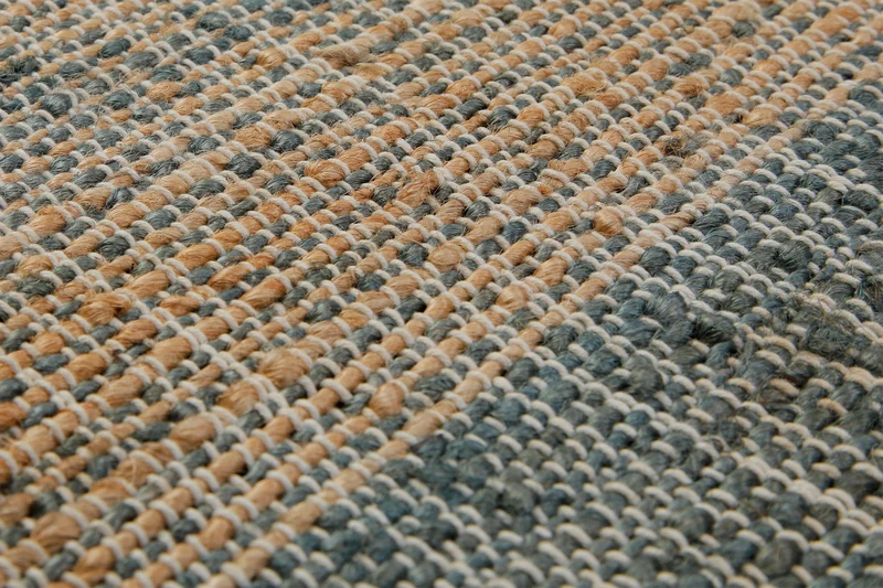 160x230 Teppich Wohnzimmer Sand zu Stein – Jute-Verlauf in Tönen