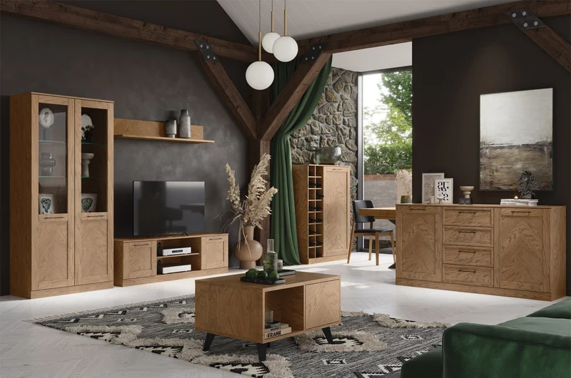 Vitrine aus Eichenholz COZY 12 | LoftStory