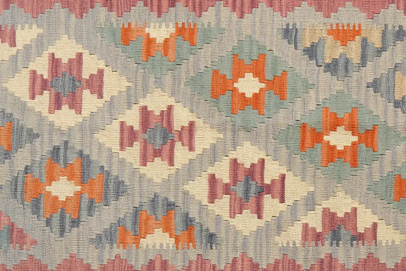 Kelim Gashgai · Handgewebt – Blau, 182x124 cm