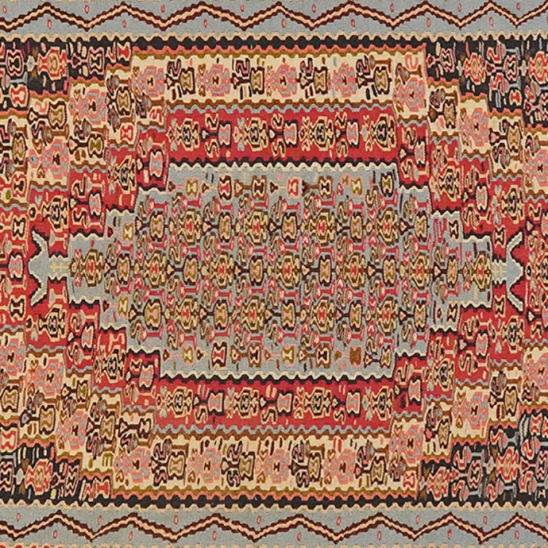 Kelim Senneh · Handgewebt – Bunt, 202x113 cm