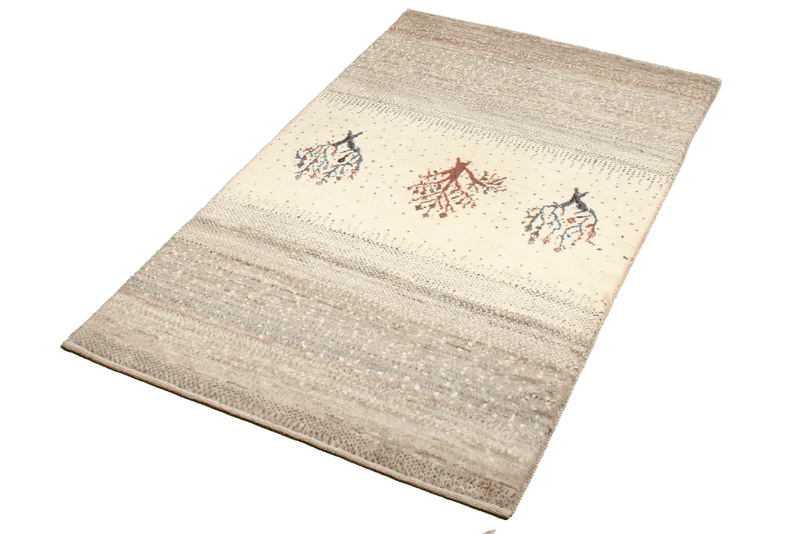Rizbaf · Handgeknüpft – Beige, 130x78 cm