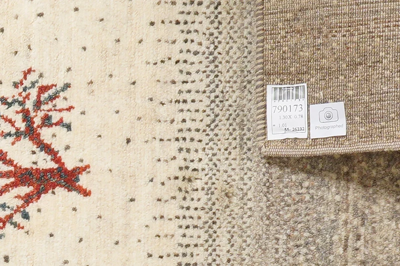 Rizbaf · Handgeknüpft – Beige, 130x78 cm