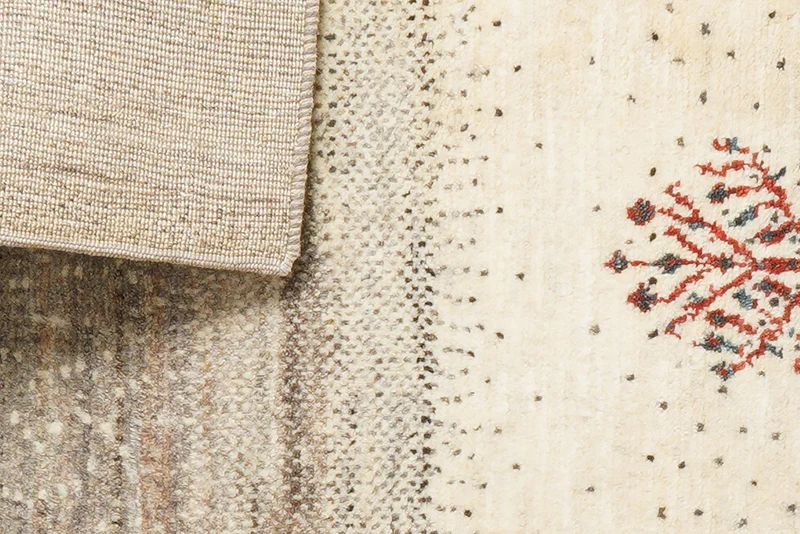 Rizbaf · Handgeknüpft – Beige, 130x78 cm