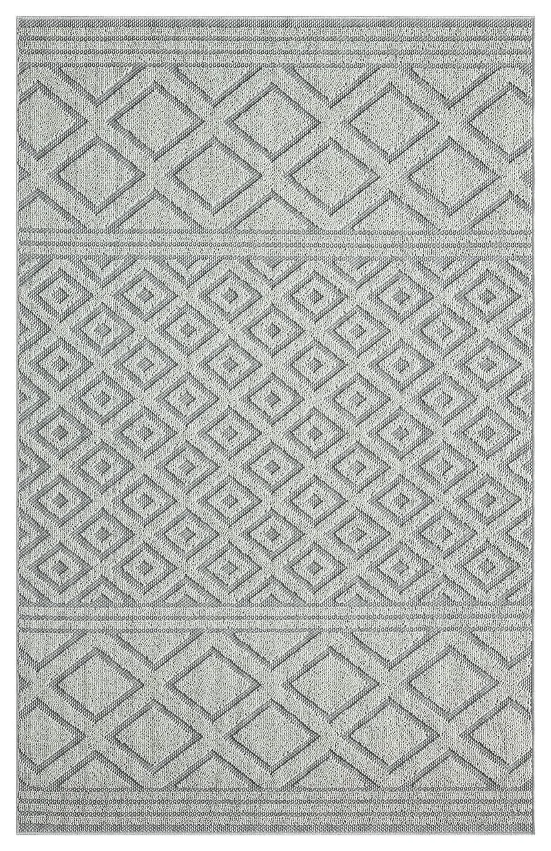 Teppich Boho Hochflor Wohnzimmer, Schlafzimmer, Modern Skandinavisch, Waschbarer Teppich 3D