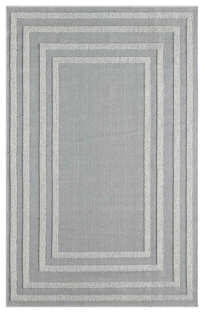 Teppich Boho Hochflor Wohnzimmer, Schlafzimmer, Küche, Flur, Waschbarer Teppich 3D