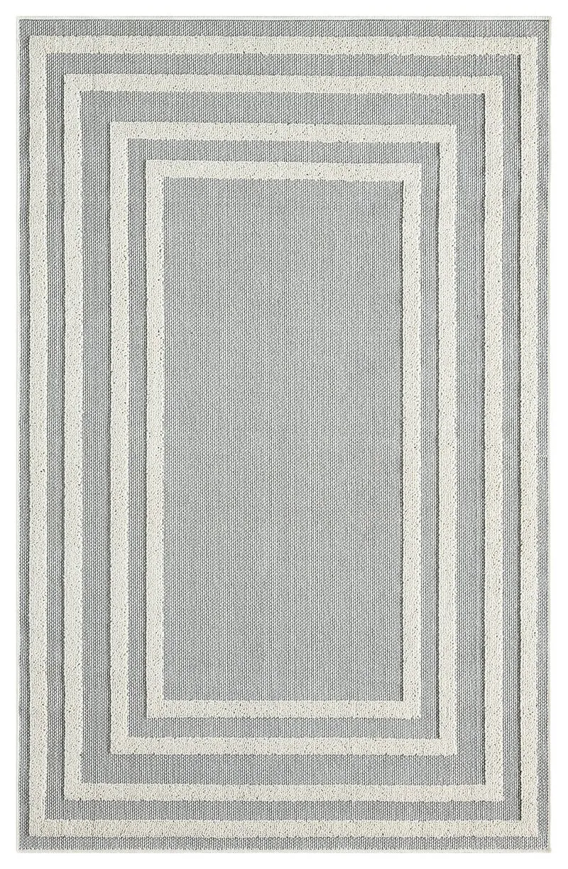 Teppich Boho Hochflor Wohnzimmer, Schlafzimmer, Küche, Flur, Waschbarer Teppich 3D