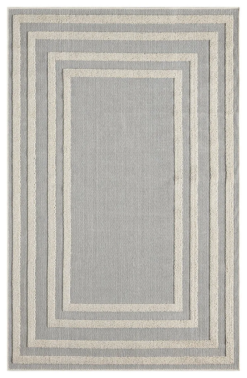 Teppich Boho Hochflor Wohnzimmer, Schlafzimmer, Küche, Flur, Waschbarer Teppich 3D