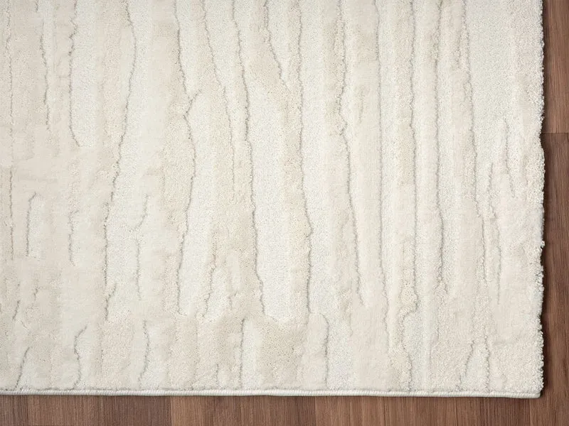 Moderner Kurzflor Teppich Wohnzimmer Schlafzimmer in Hoch-Tief-Effekt, 3D Effekt Ultra weich