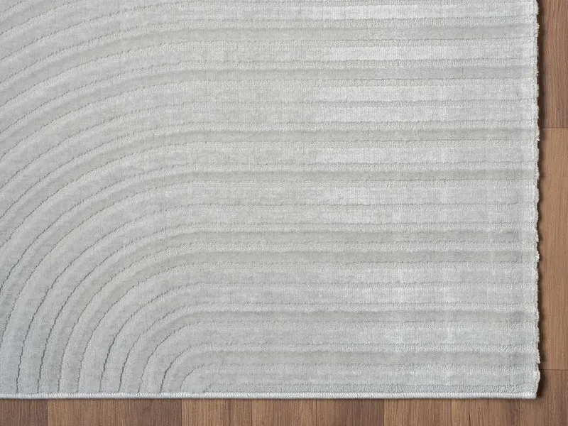 Teppich Wohnzimmer Kurzflor Schlafzimmer Wellen Hochtief-Muster/ Modern lebendige Optik