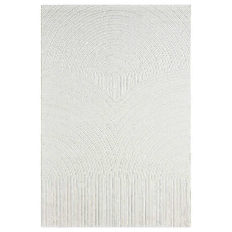 Teppich Wohnzimmer Kurzflor Schlafzimmer Wellen Hochtief-Muster/ Modern lebendige Optik