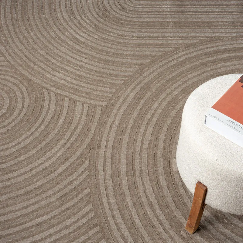 Teppich Wohnzimmer Kurzflor Schlafzimmer Wellen Hochtief-Muster/ Boho Sakndi