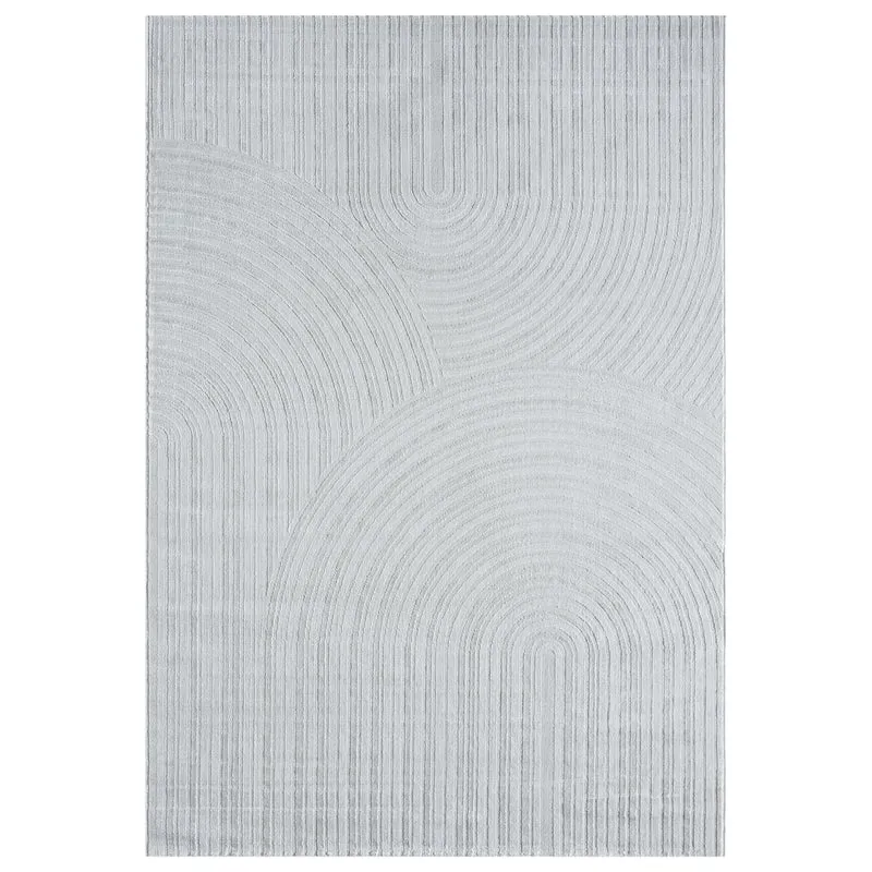 Teppich Wohnzimmer Kurzflor Schlafzimmer Wellen Hochtief-Muster/ Boho Sakndi