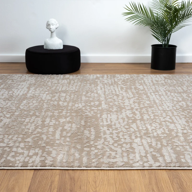 Teppich Wohnzimmer Kurzflor Schlafzimmer läufer Hochtief-Muster/ 3D-Effekt Boho