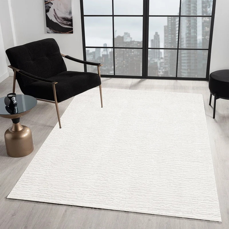 Teppich Wohnzimmer Kurzflor Schlafzimmer läufer Hochtief-Muster/ 3D-Effekt Boho