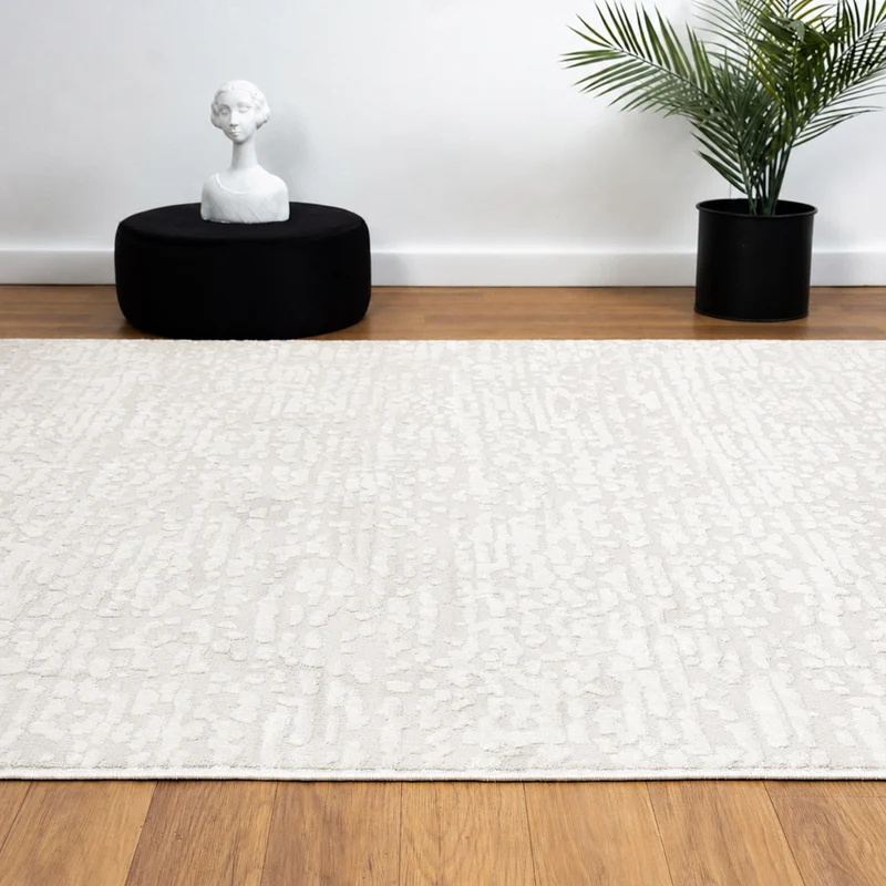Teppich Wohnzimmer Kurzflor Schlafzimmer läufer Hochtief-Muster/ 3D-Effekt Boho