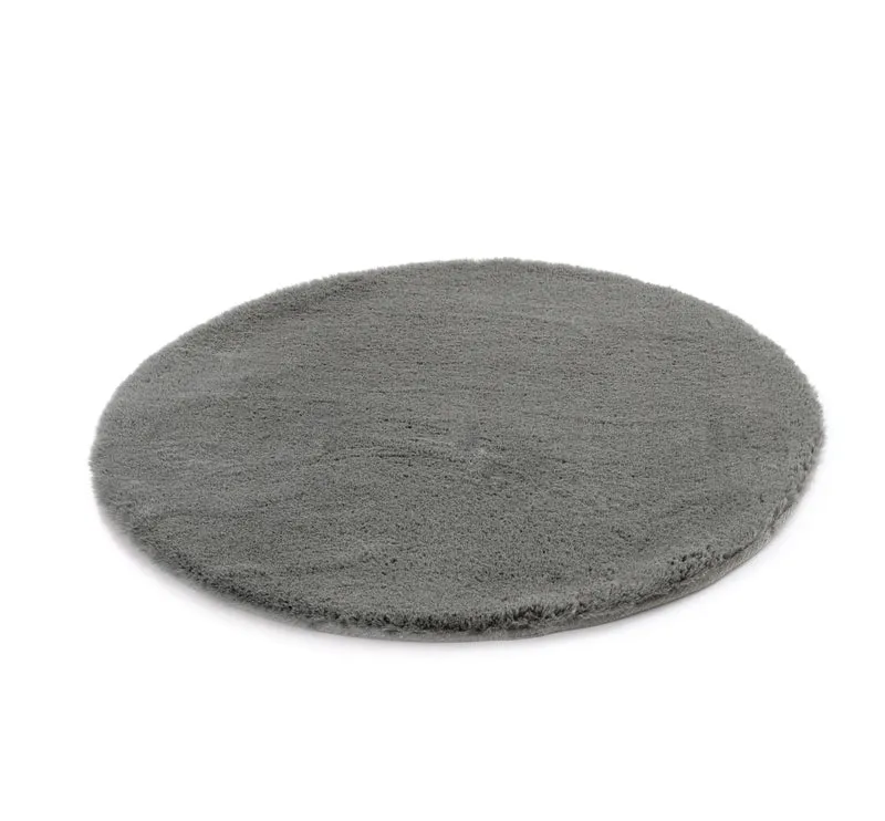Fellteppich Deluxe waschbar, sanfter Hochflor-Teppich einfarbig, kuschelig für Ihr Wohnzimmer oder Schlafzimmer