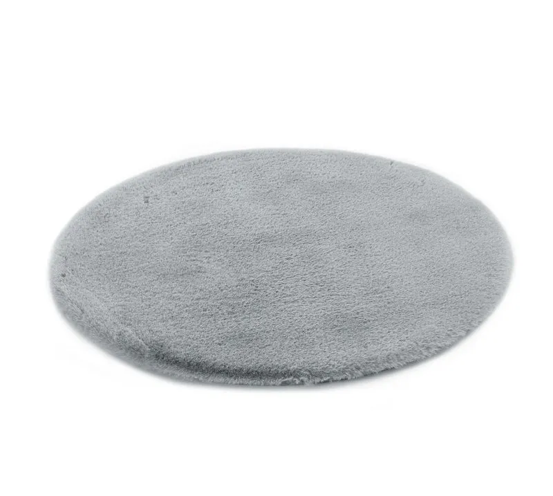 Fellteppich Deluxe waschbar, sanfter Hochflor-Teppich einfarbig, kuschelig für Ihr Wohnzimmer oder Schlafzimmer