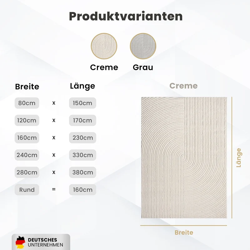 Moderner Kurzflor Teppich Wohnzimmer Schlafzimmer Boho Optik Regenbogen Skandinavisch