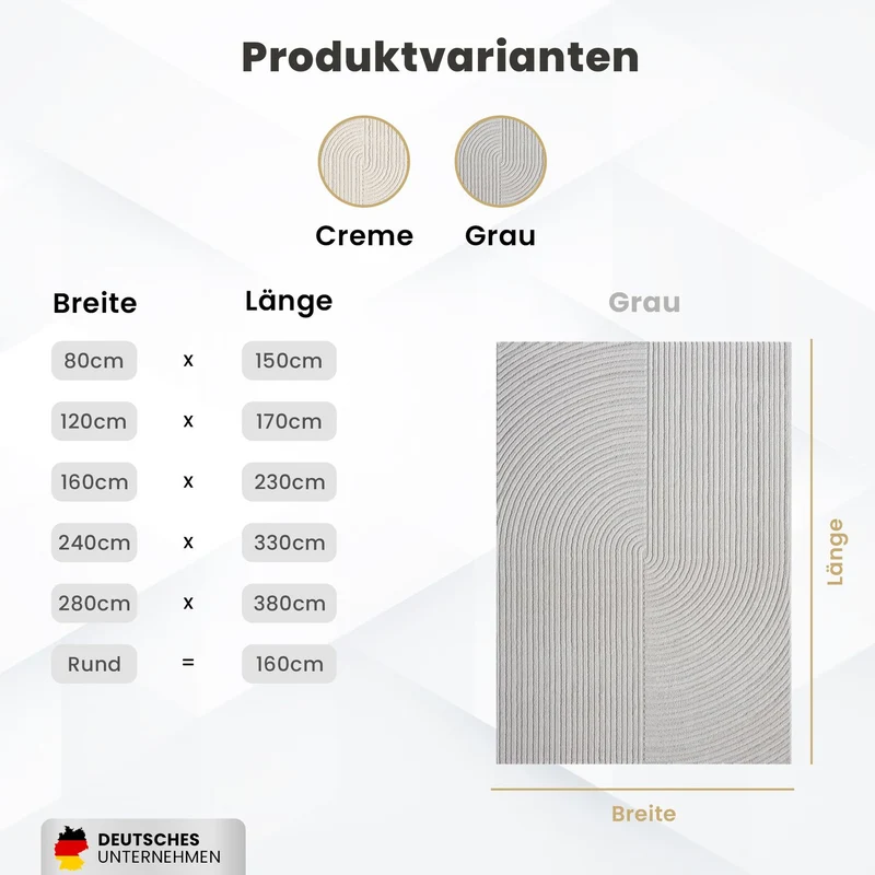 Moderner Kurzflor Teppich Wohnzimmer Schlafzimmer Boho Optik Regenbogen Skandinavisch