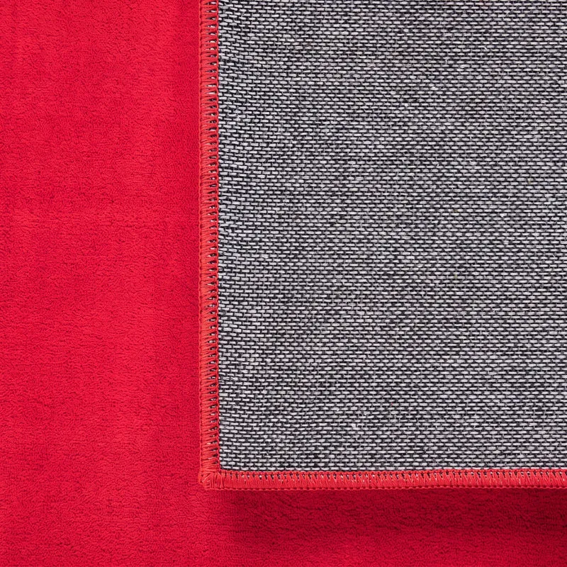 Carpettex Waschbarer Kurzflor Teppich Modern Einfarbig Weich