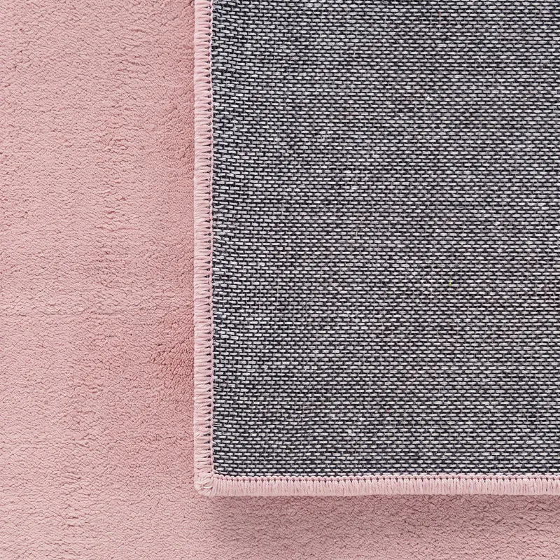 Carpettex Waschbarer Kurzflor Teppich Modern Einfarbig Weich