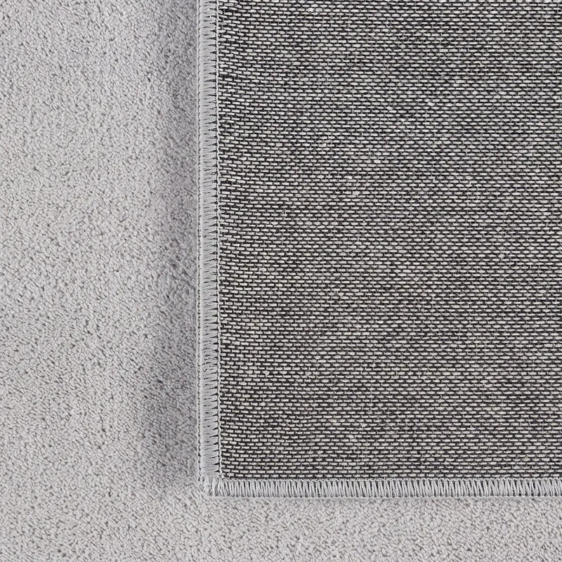 Carpettex Waschbarer Kurzflor Teppich Modern Einfarbig Weich
