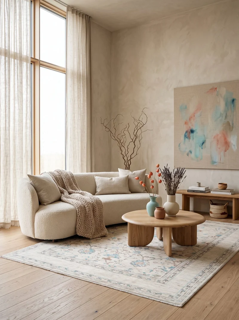 Shahi · Handgeknüpft – Beige, 244x177 cm