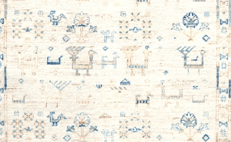 Shahi · Handgeknüpft – Beige, 185x121 cm