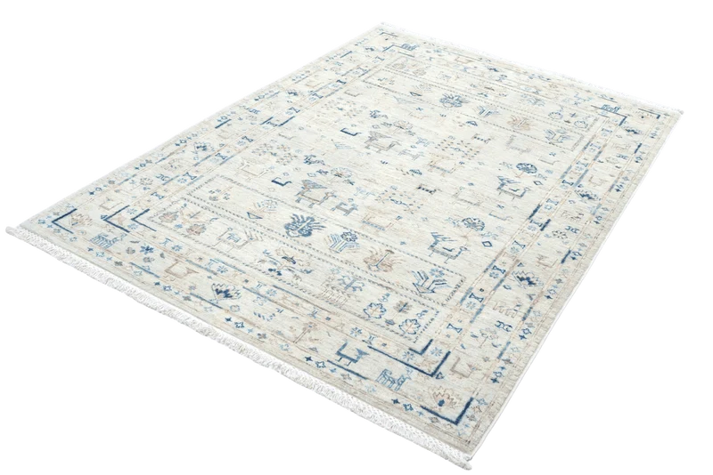 Shahi · Handgeknüpft – Beige, 185x121 cm