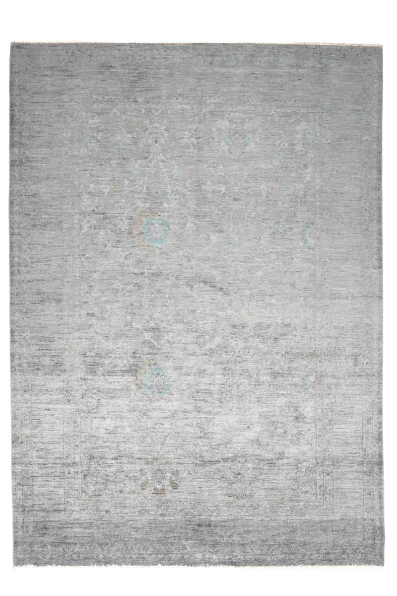 Darra · Handgeknüpft – Grau, 242x171 cm