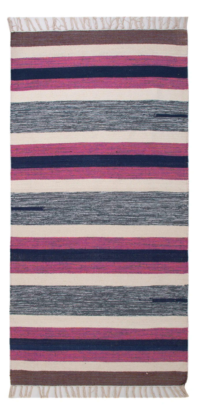 Kelim Modern Teppich 70x150cm - mehrfarbig