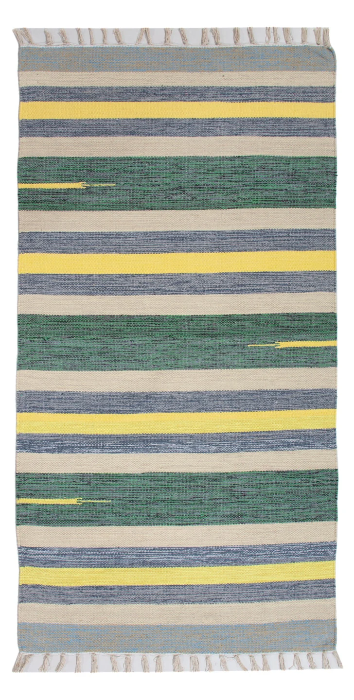 Kelim Modern Teppich 70x150cm - mehrfarbig
