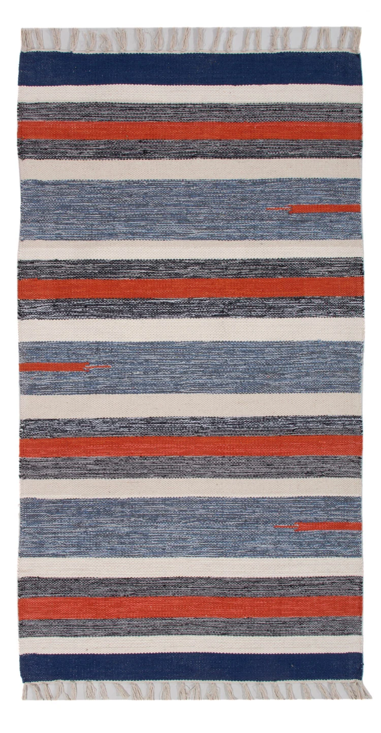 Kelim Modern Teppich 70x150cm - mehrfarbig